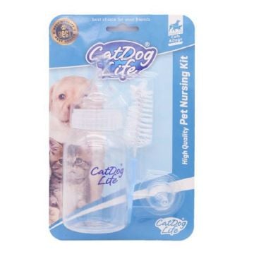 203144-Cat/Doglife Yavru Kedi ve Köpekler İçin Biberon Seti 150 ML
