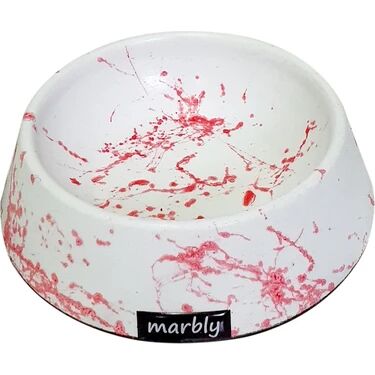 WHTFR08 - MARBLY WHİTE-FİRE MAMA KABI 14X14X3.8CM