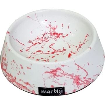 WHTFR08 - MARBLY WHİTE-FİRE MAMA KABI 14X14X3.8CM