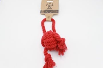 PB105 - Pet Butik Köpek Diş İpi Toplu Tutamaçlı Kısa Halatlı