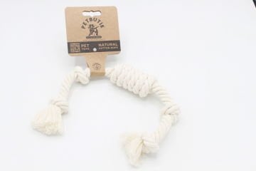 PB130 - Pet Butik Köpek Diş İpi Düğümlü İki Kollu