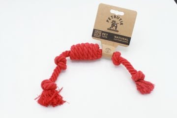 PB130 - Pet Butik Köpek Diş İpi Düğümlü İki Kollu