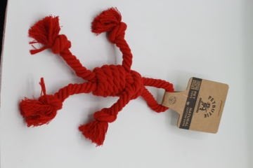 PB126K - Pet Butik Köpek Diş İpi Dört Kollu Küçük Irk