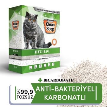 HYGİENE AKTİF KARBONLU ANTİ BAKTERİYEL KARBONATLI KEDİ KUMU 10 LT