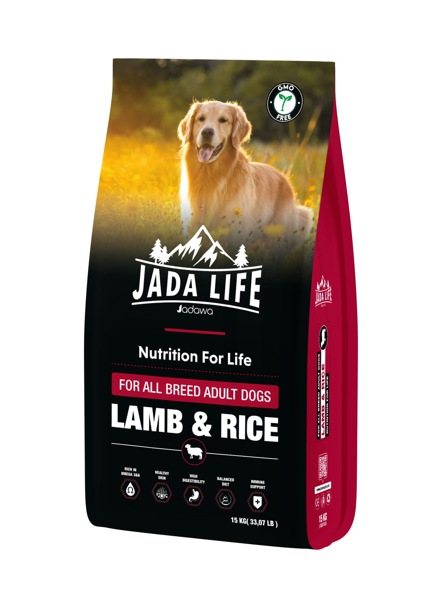 JADAWA KUZU & PRİNÇ YETİŞKİN KÖPEK MAMASI 15 KG
