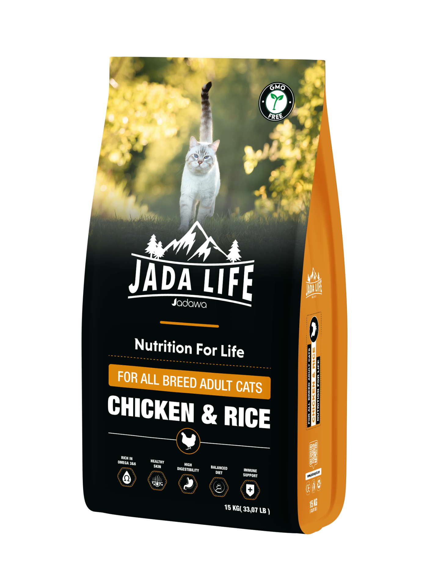 JADAWA YETİŞKİN TAVUKLU KEDİ MAMASI 15 KG