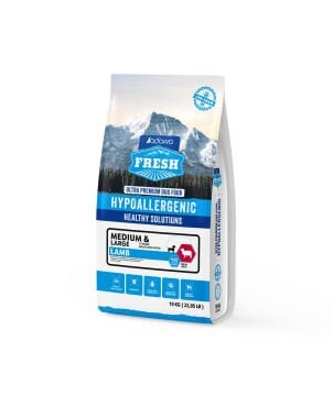 FRESH YETİŞKİN KUZU ORTA VE BÜYÜK IRK KÖPEK MAMASI 10 KG