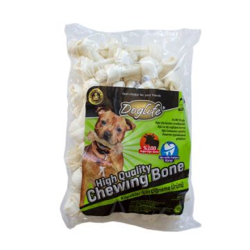 201180-Doglife Düğümlü Kemik White 30Gr/Ad. 40Lı