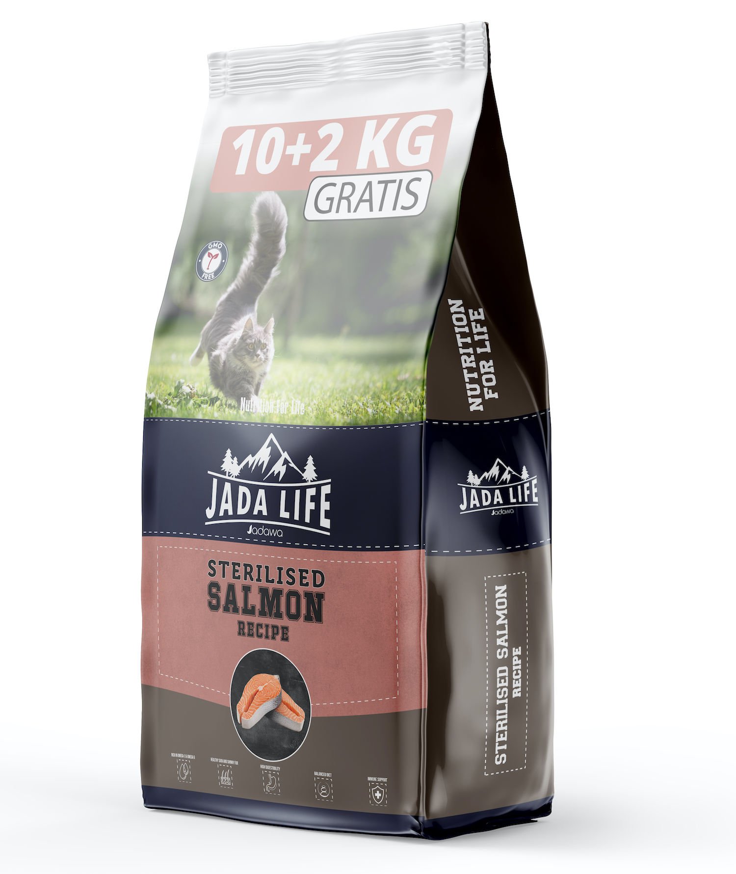 JADAWA Jada Life Yetişkin Sterilize Somonlu Kedi Maması 10+2 Kg